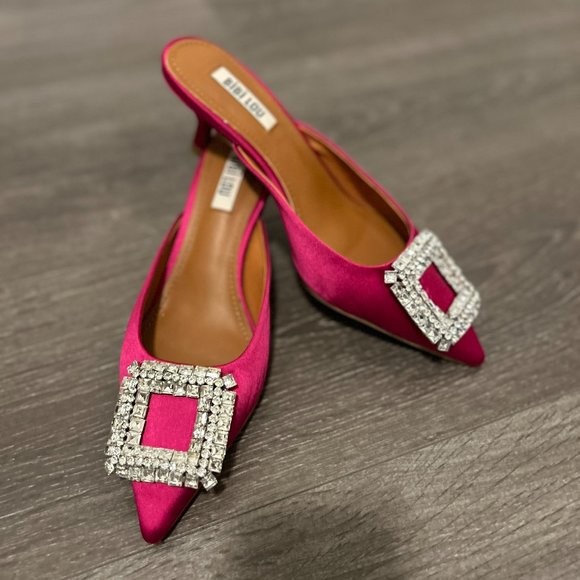 Bibi Lou Aoi Heels in Pink, Size US 6-6.5/EU 37 - Picture 3 of 9